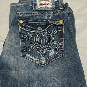 MEK denim jeans made in the USA size 31 by 34